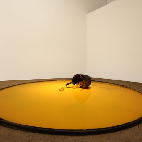 Sibel Horada, A Void in Retrospect, 2015, installation shot. photo: Michael Horada.